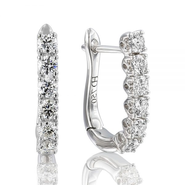 Holloway Diamond Line Drop Earrings 110977