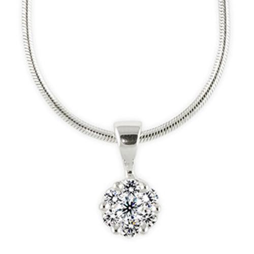 Diamond Cluster Pendant