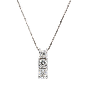 Fluide Cushion Cut Diamond Pendant