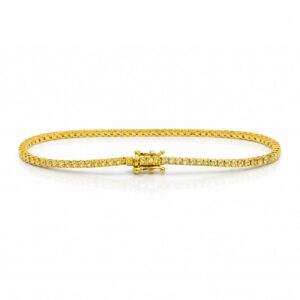Yellow Diamonds Tennis Bracelet