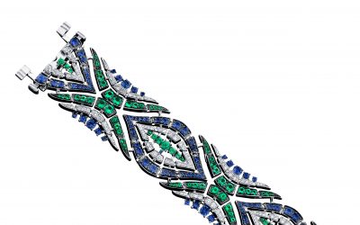 Robert Procop – Emerald & Blue Sapphire Bracelet