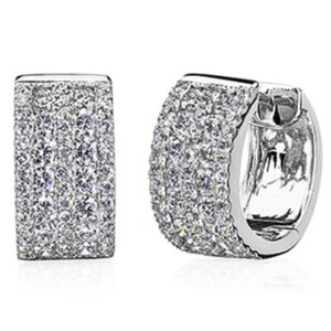 1.3ct total diamonds huggie earrings