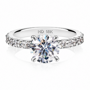Classic Solitaire Diamond & Diamond Band Ring