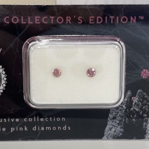 2 x Argyle pink diamonds collectors edition