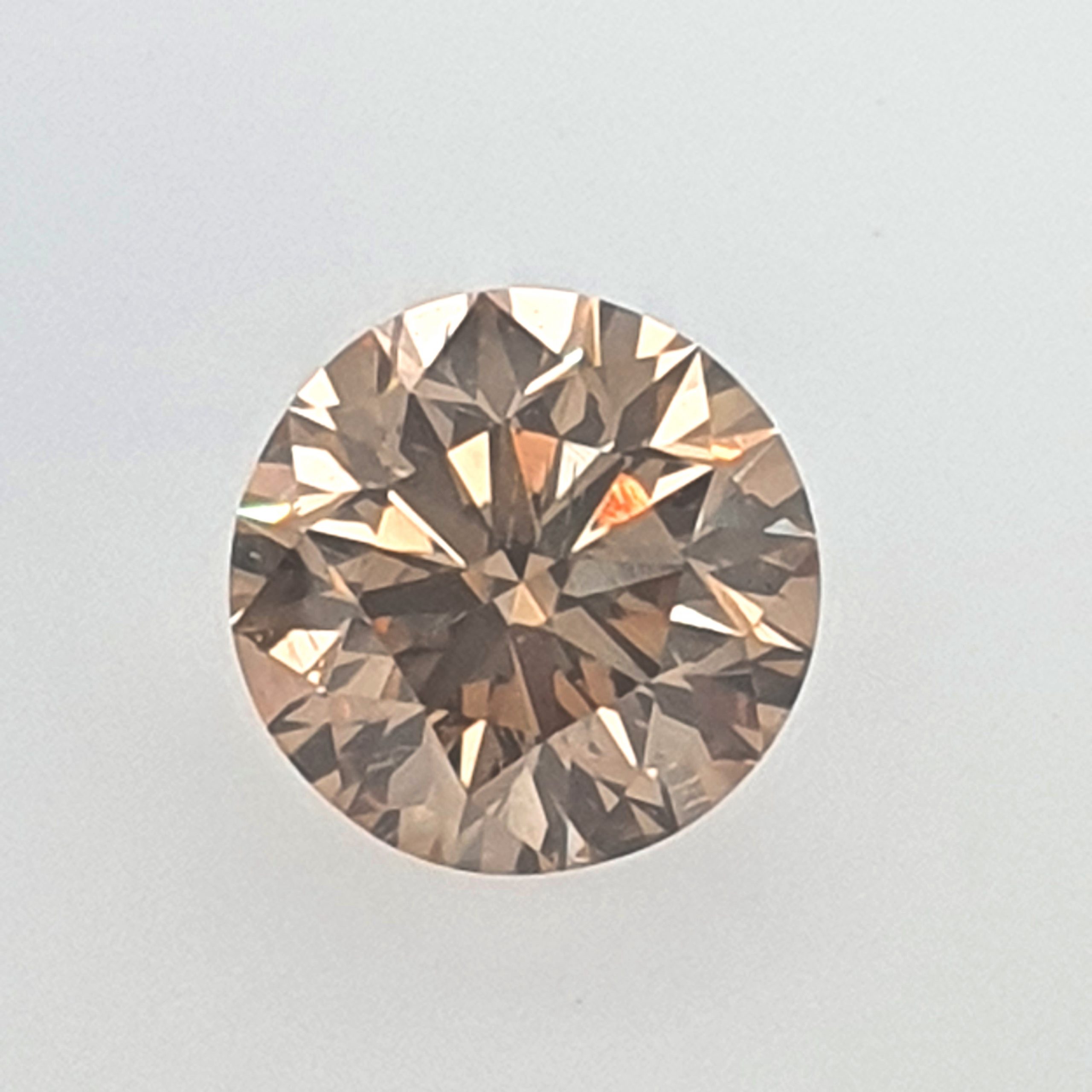1 = 1.54ct Natural Champagne Diamond from Argyle Mine Holloway Diamonds