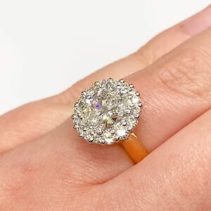 Bespoke diamond engagement ring