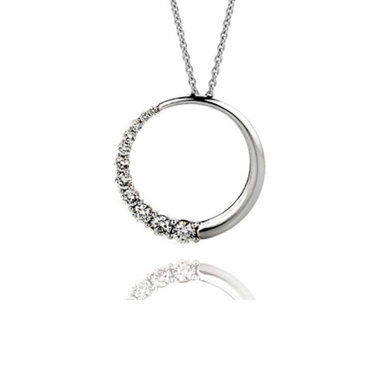 Graduated Diamond Pendant - Image 2