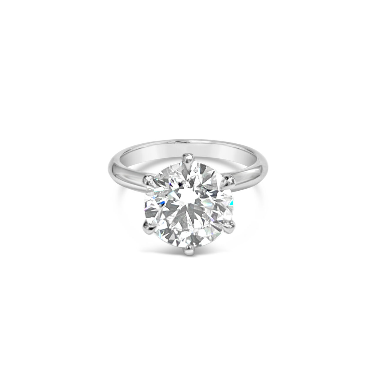 Round Brilliant Solitaire Diamond Ring