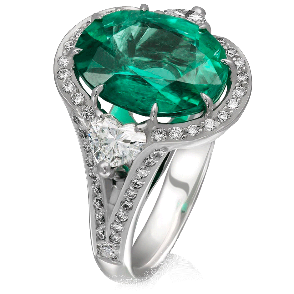Emerald-Collection emerald engagement ring