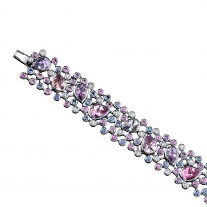 Robert Procop De La Vie bracelet Pink and blue sapphires