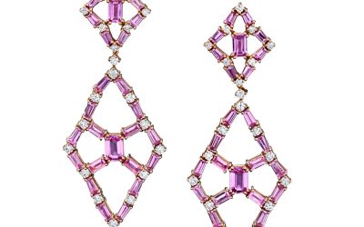Robert Procop ‘Queen of Diamonds’ Lattice earrings