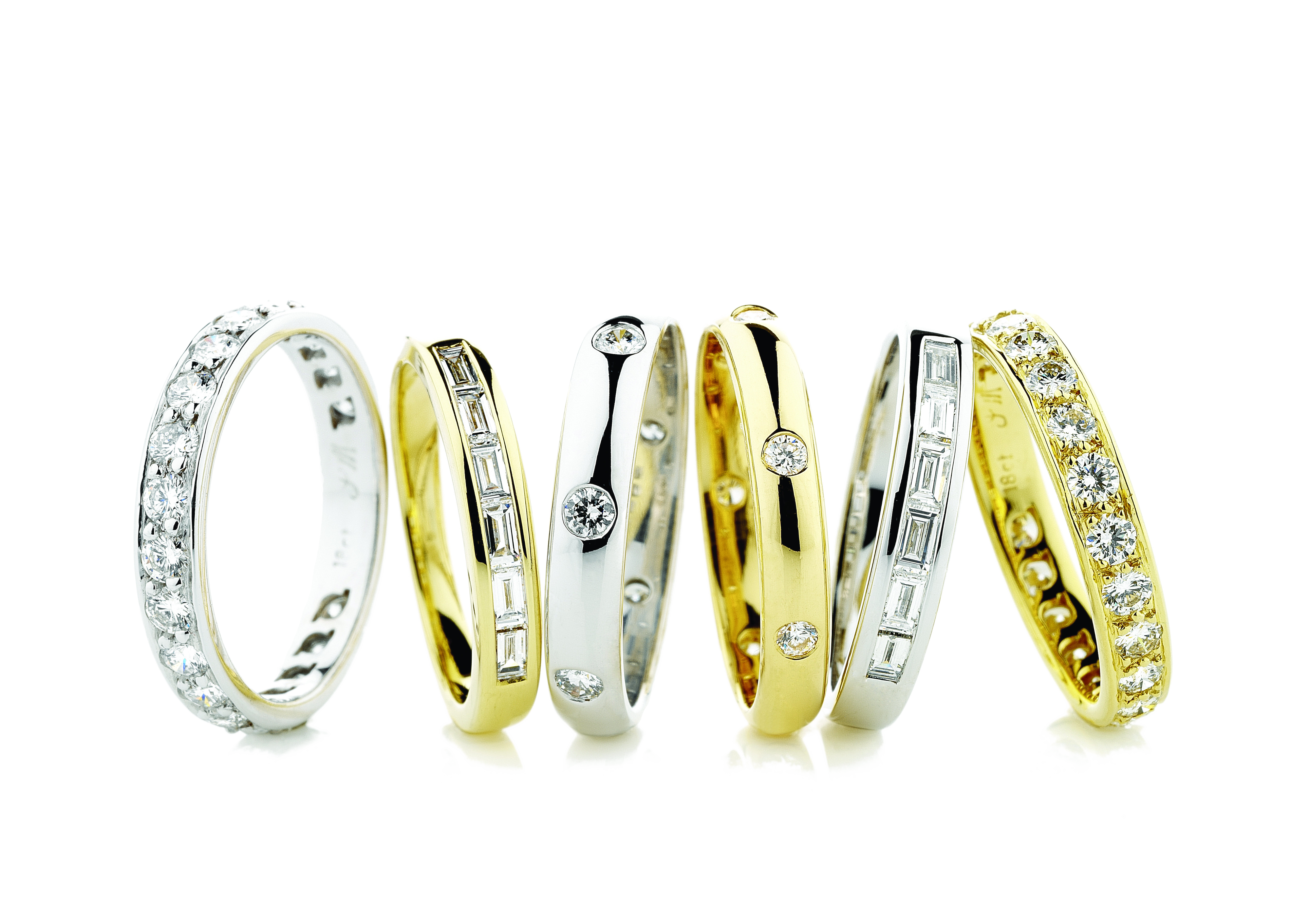 Wedding & eternity bands cover Holloway Diamonds Wedding band collection