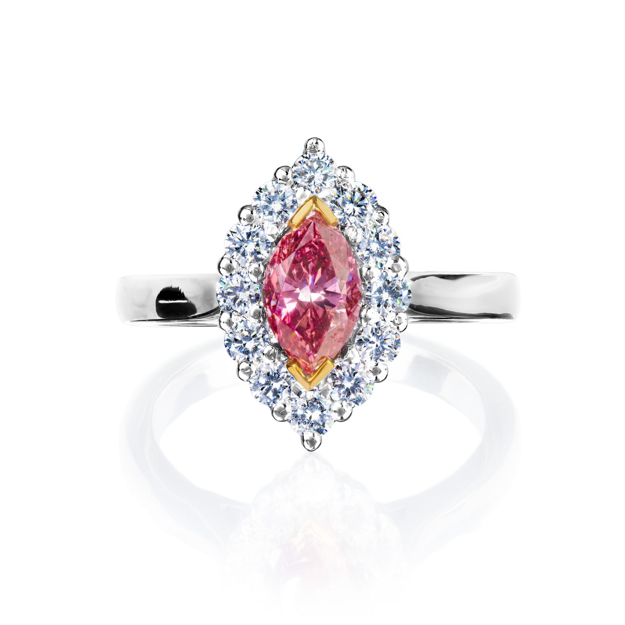 1ct Argyle Pink Marquise Diamond