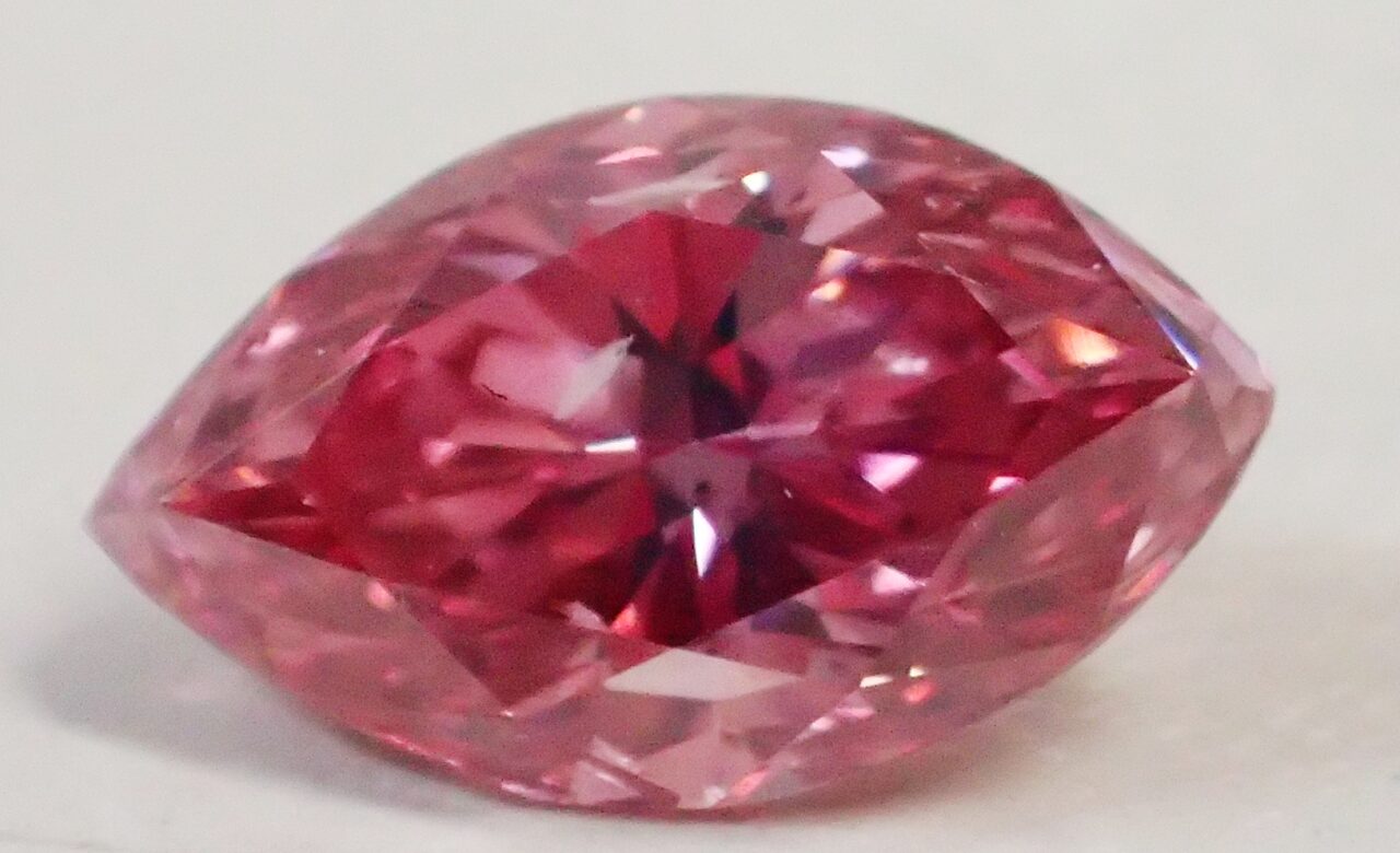 1ct Argyle Pink Marquise Diamond - Image 3