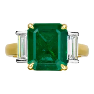 Emerald Cut Emerald Ring