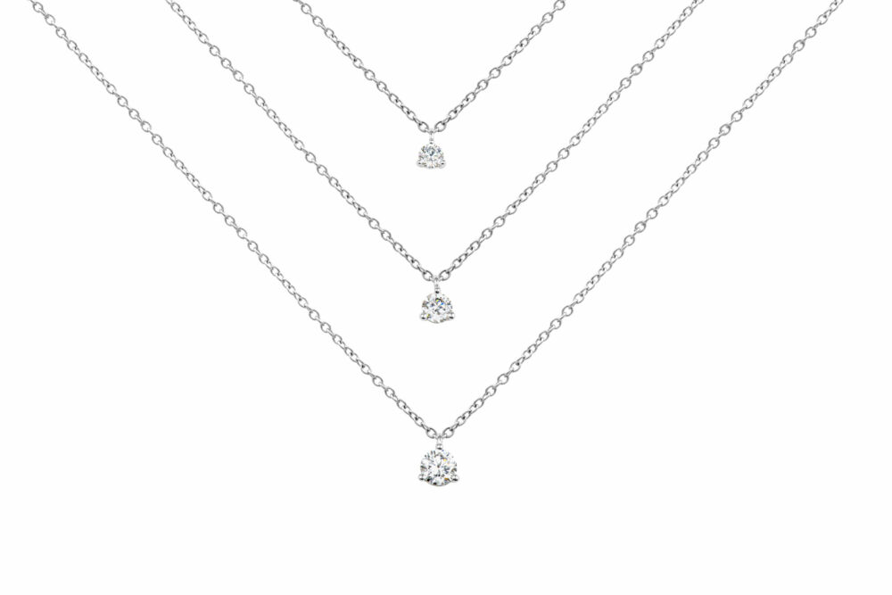 Long diamond pendant store