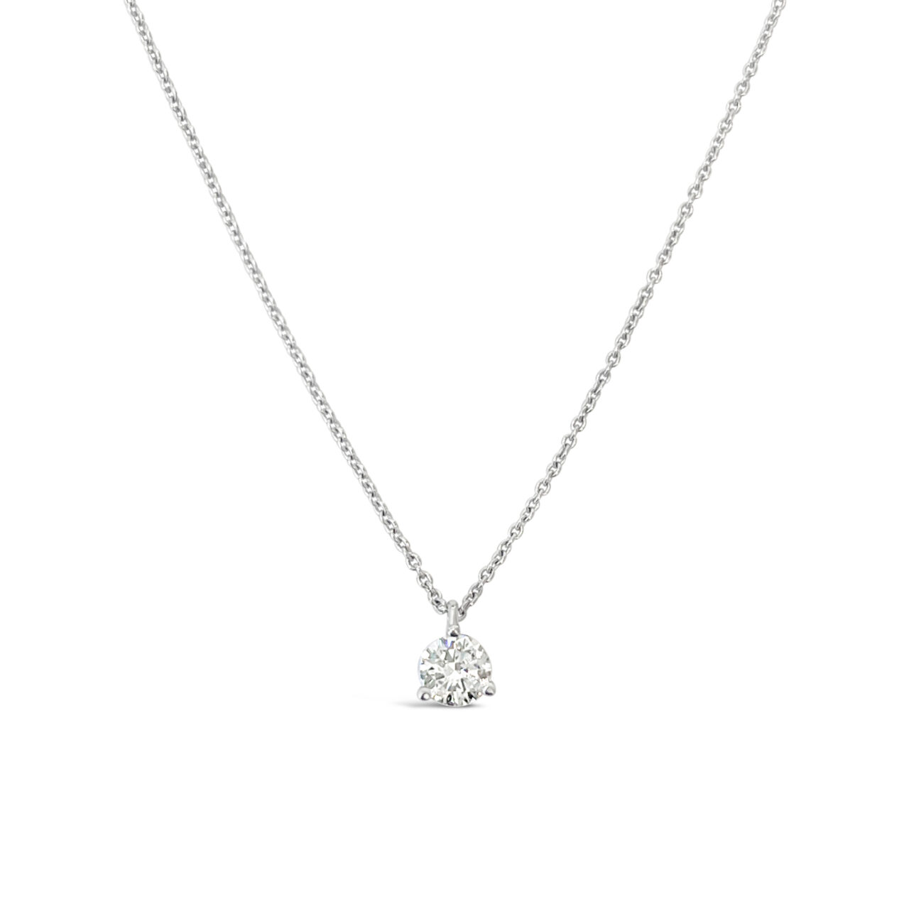 Solitaire Diamond Pendant