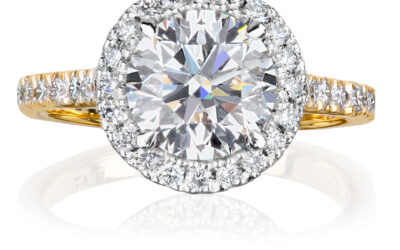 2ct Diamond with halo ring