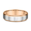 Mens classic style Wedding band - Image 3