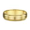 Mens classic style Wedding band