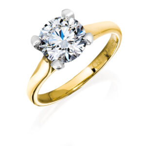 4 Claw 2.20Ct Diamond Ring