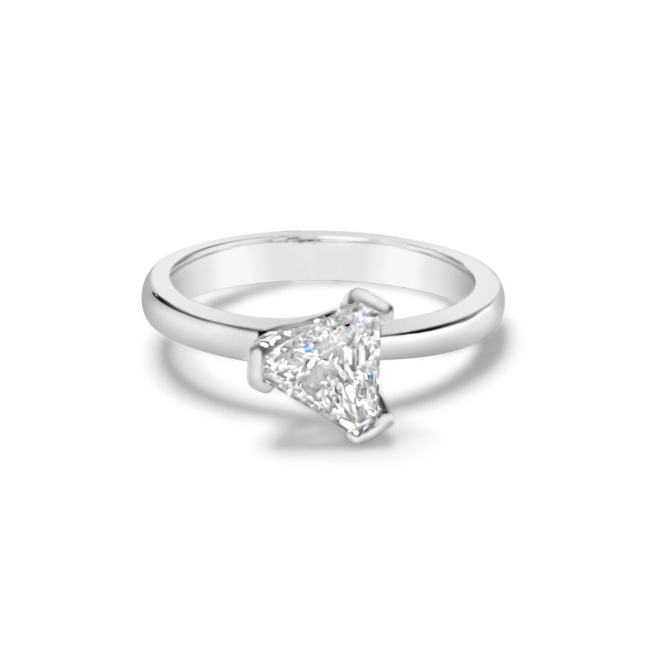 Trilliant Cut Diamond Solitaire Ring