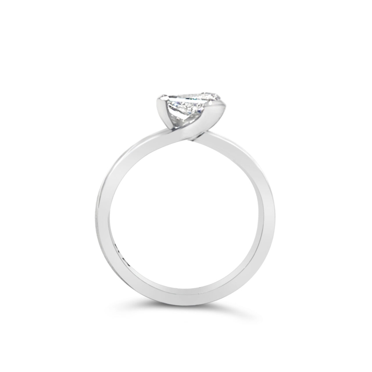 Trilliant Cut Diamond Solitaire Ring - Image 2