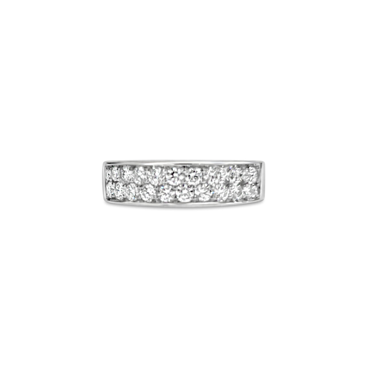 Pave Set Diamond Eternity Ring