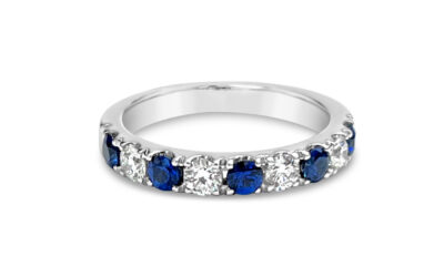 Sapphire & Diamond Eternity Ring