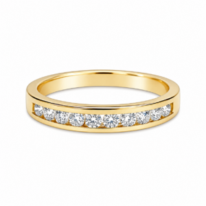 Channel Set Diamond Band
