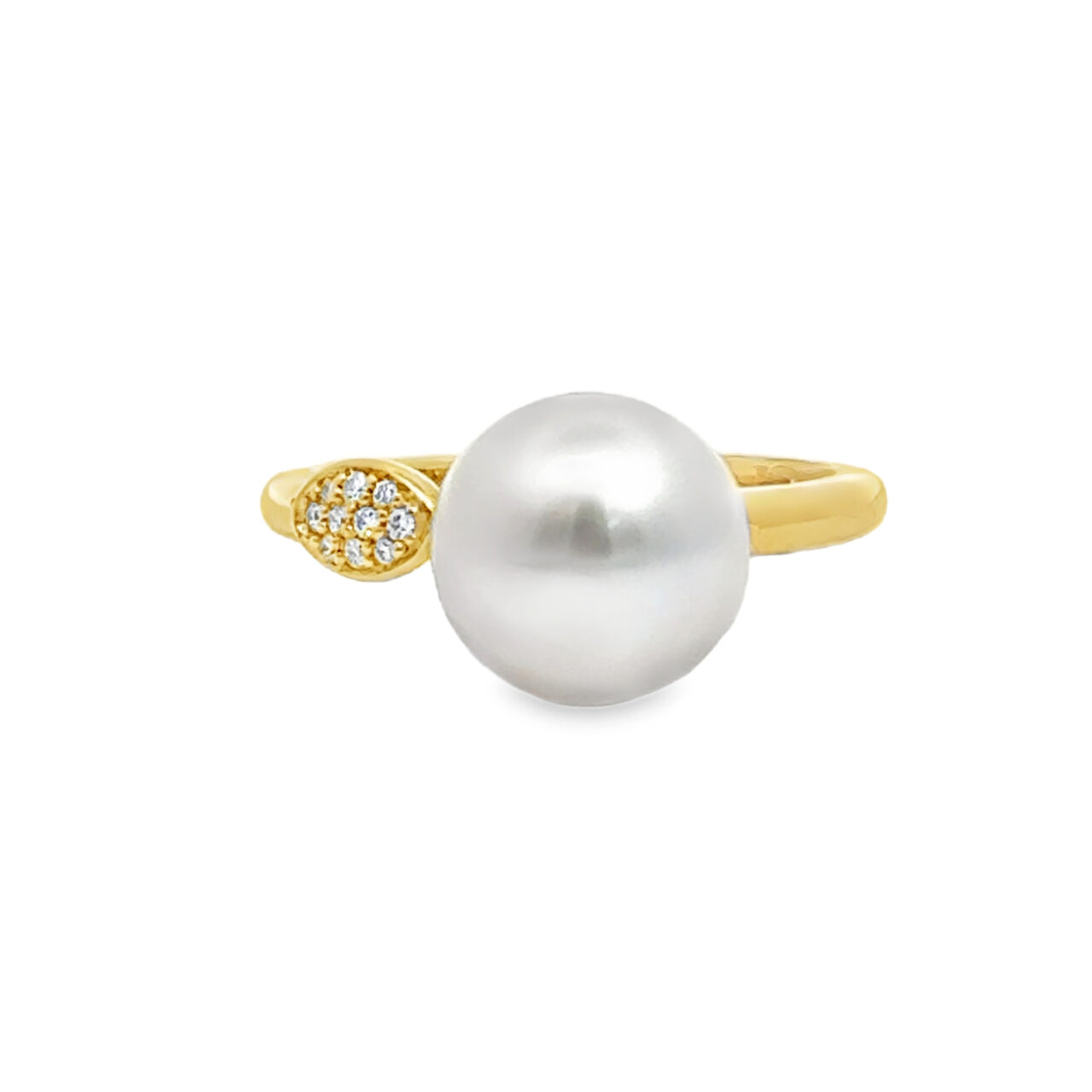 South Sea Pearl & Diamond Ring