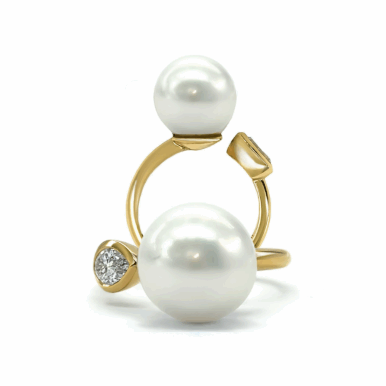 Pearl and Diamond Ring
