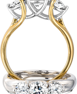 Three Stone Engagement Rings in Melbourne