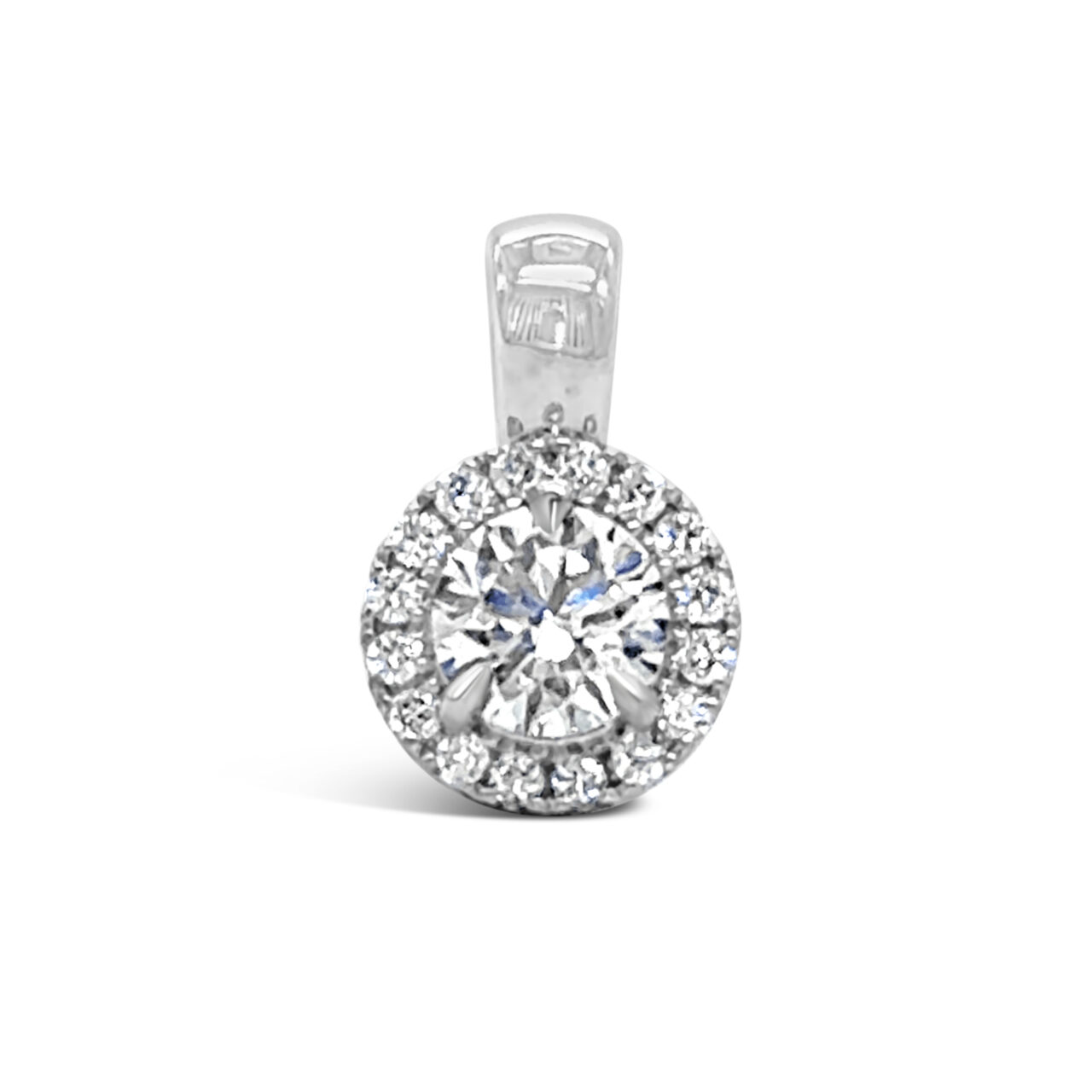 Diamond Halo Pendant