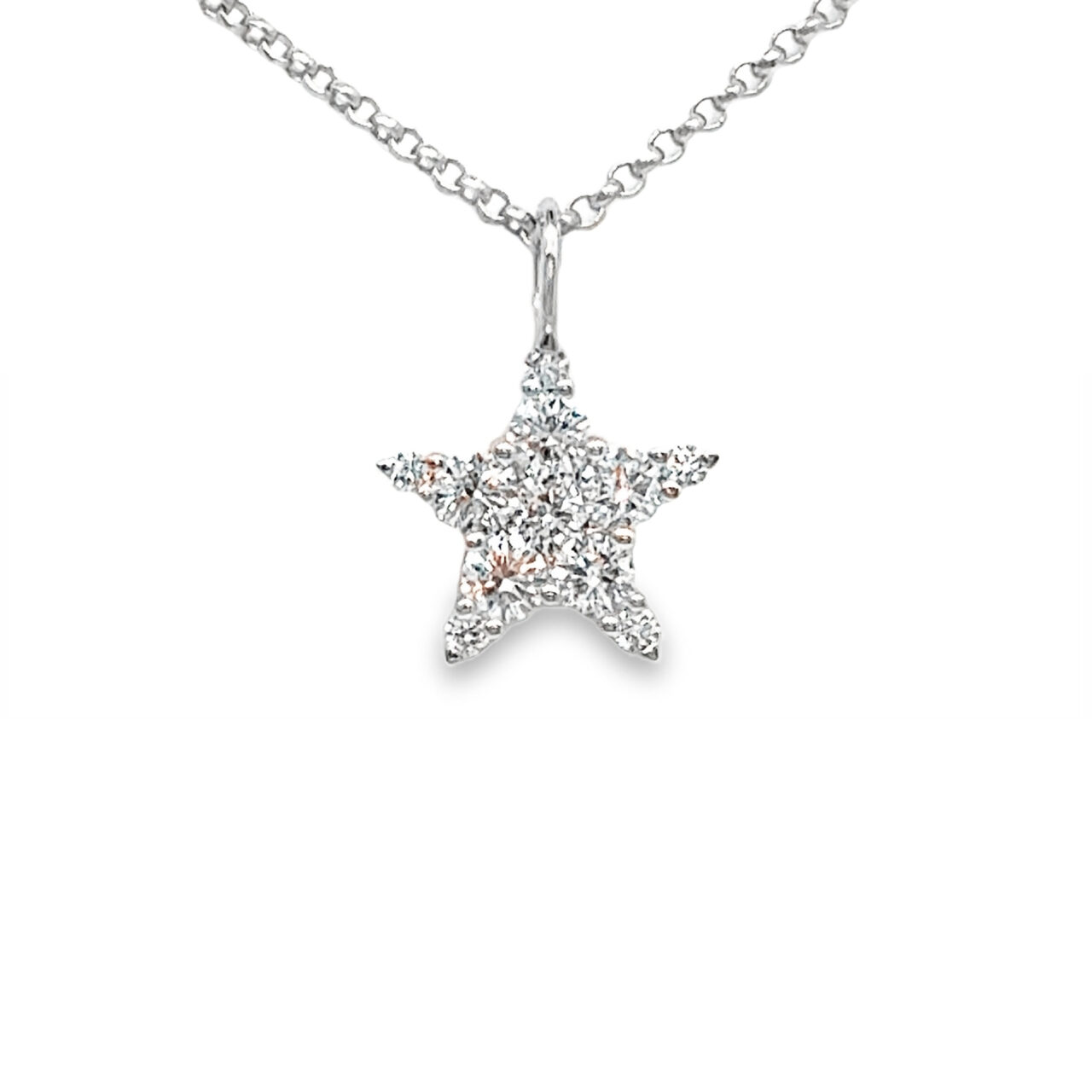 Diamond Star Pendant Necklace