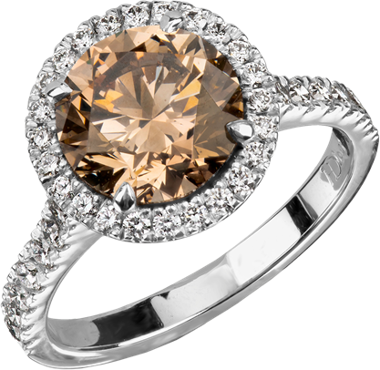 Champagne Engagement Ring