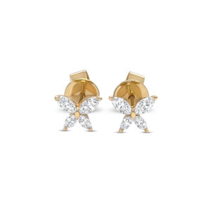 Diamond butterfly earrings