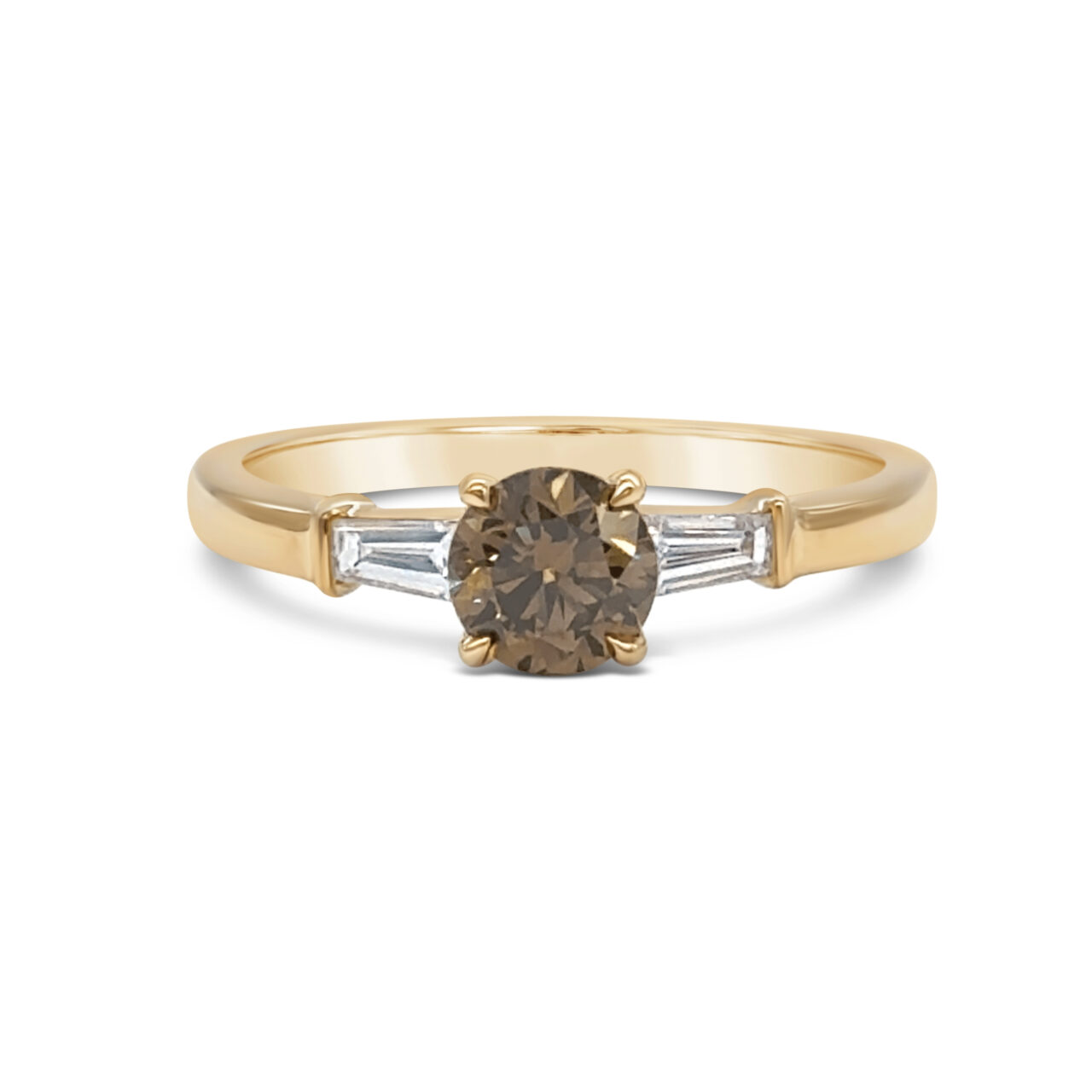 Champagne Diamond Ring