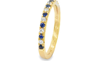 Sapphire Diamond Ring