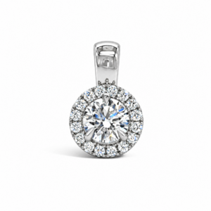 Diamond Halo Pendant