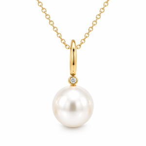 Diamond & South Sea Pearl Pendant