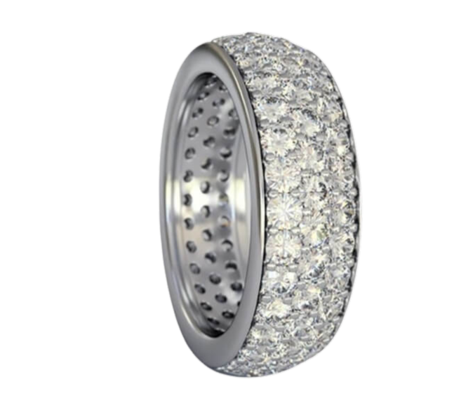 Pave setting for Engagement Ring