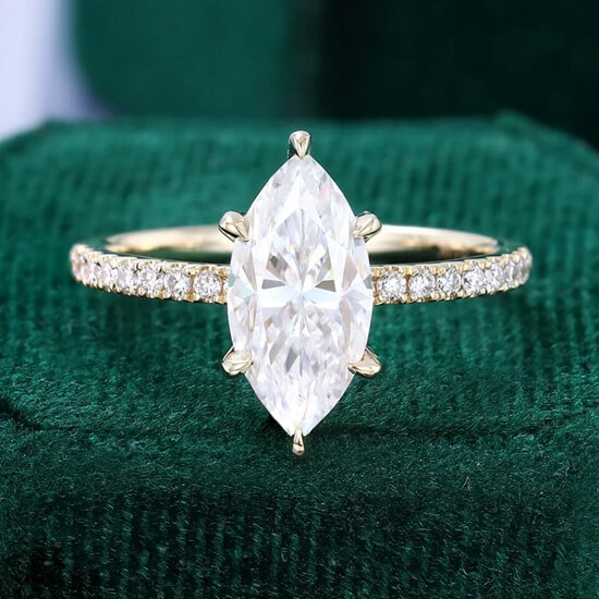 Selena Gomez’s marquise diamond engagement ring