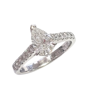 Shoulder Stones Engagement Rings