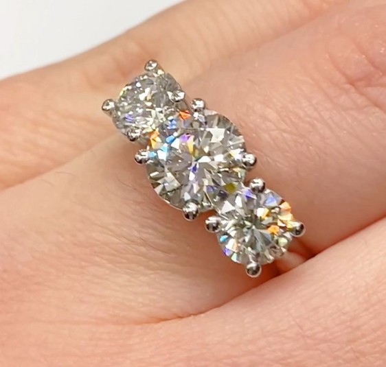Trilogy Engagement Ring