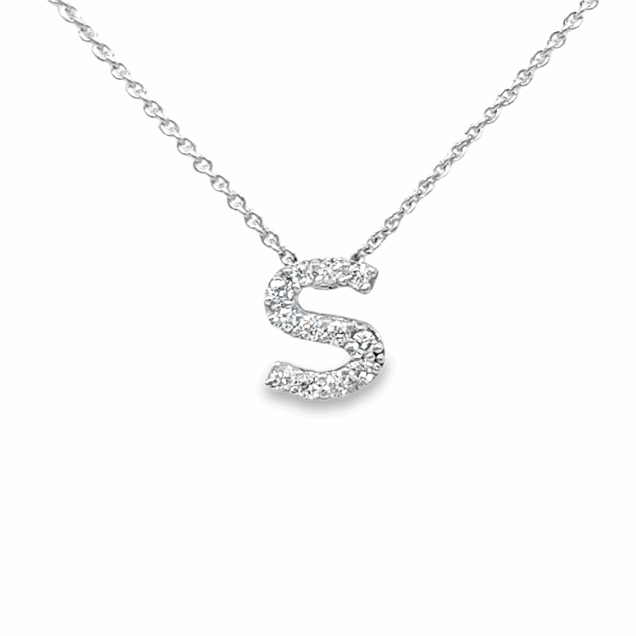 Letter pendant necklace
