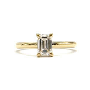 Emerald Cut Diamond Ring