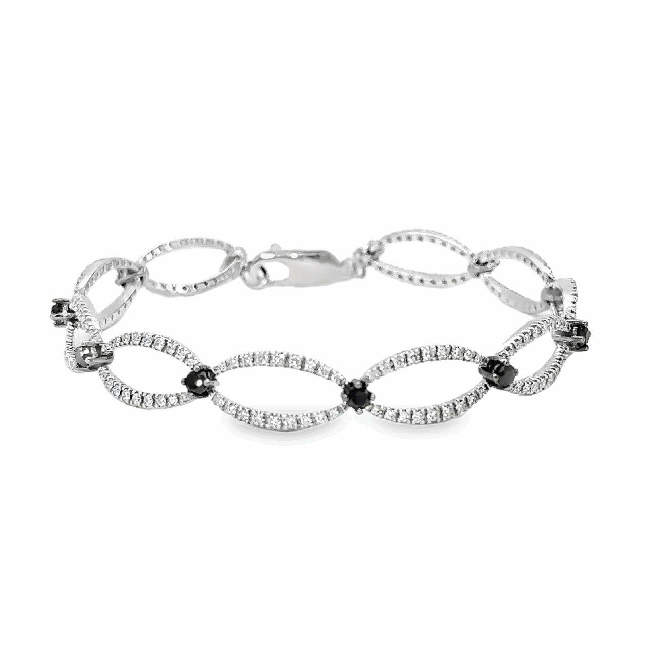 Black & White Diamond Bracelet