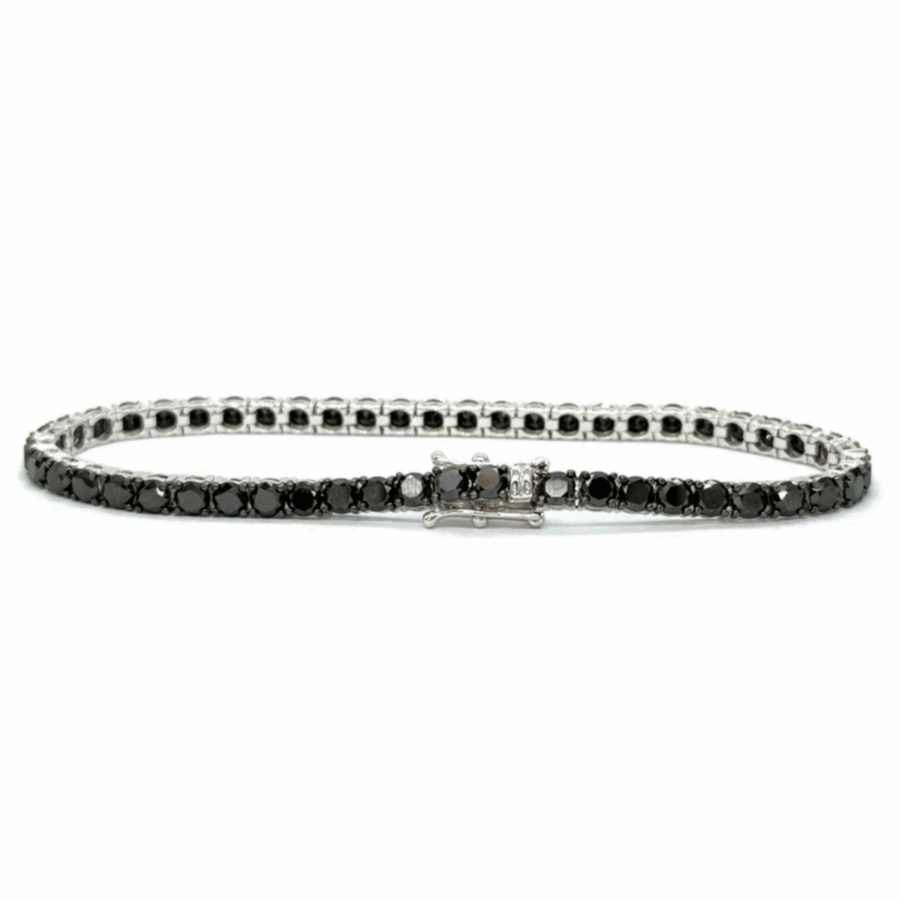 Black Diamond Tennis Bracelet