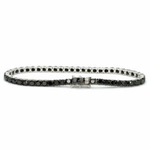 Black Diamond Tennis Bracelet